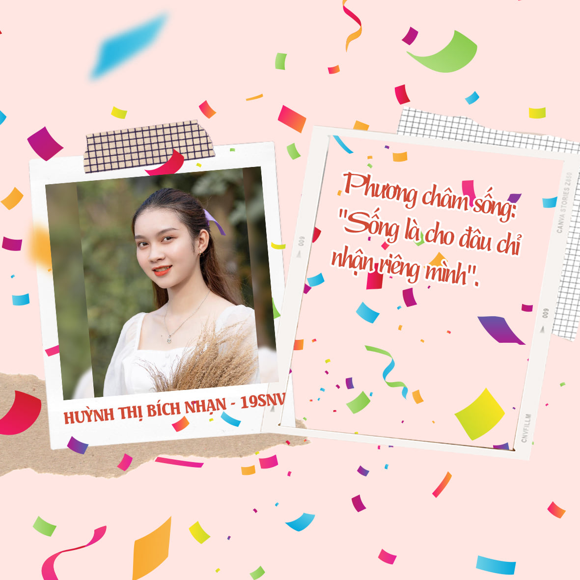 SINH VIÊN XUẤT SẮC TOÀN DIỆN NĂM HỌC 2020-2021: Huỳnh Thị Bích Nhạn